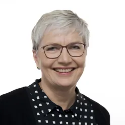 En person som bruker briller