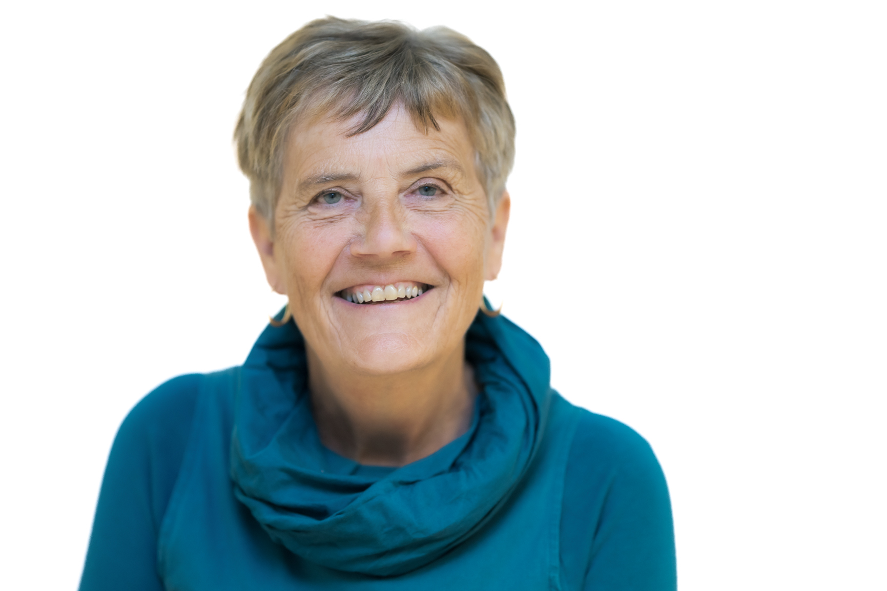 En person som smiler for kameraet