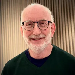 A man wearing glasses
