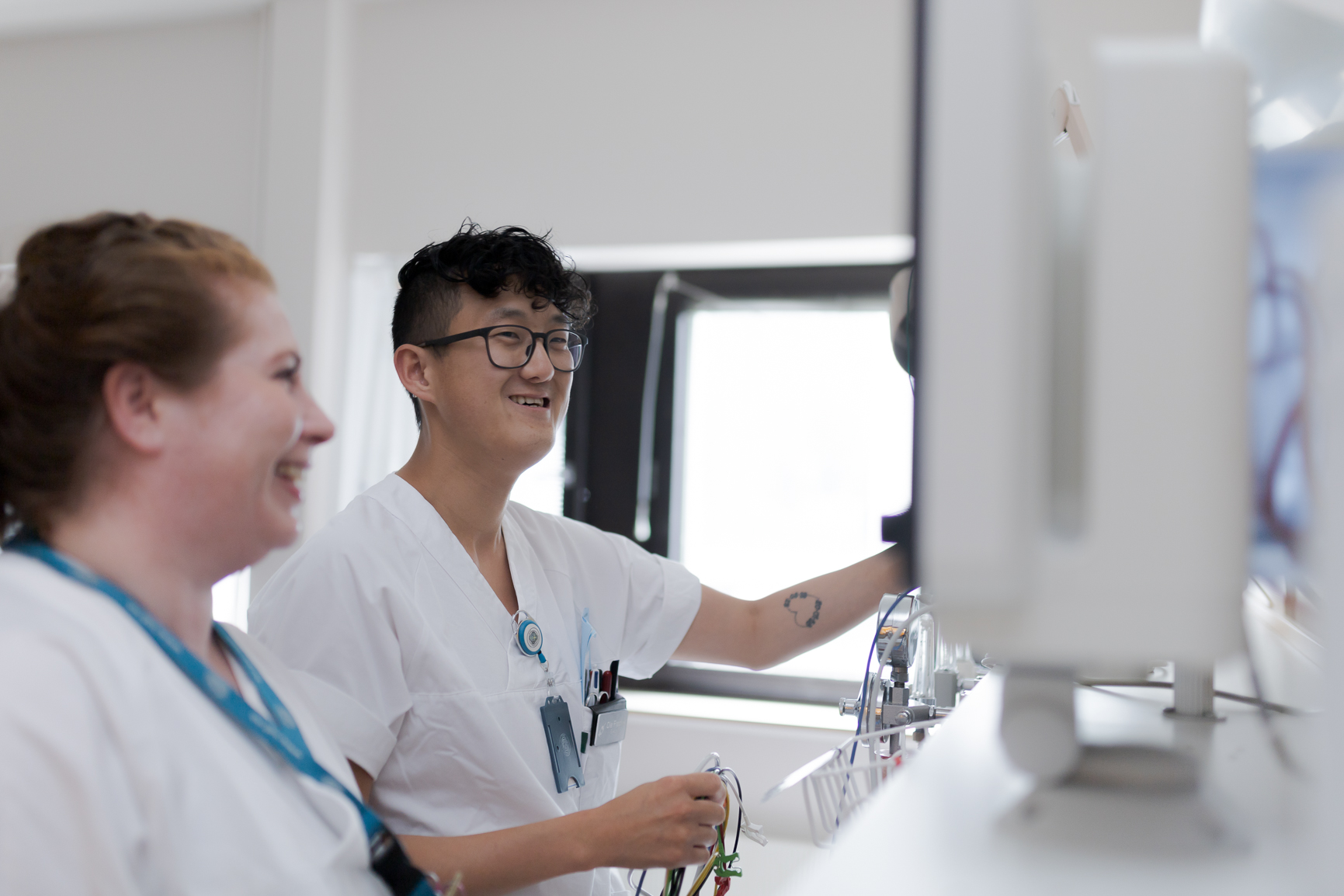 En lege og en pasient