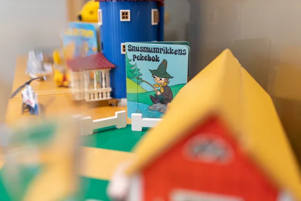 Et nærbilde av et leketøy