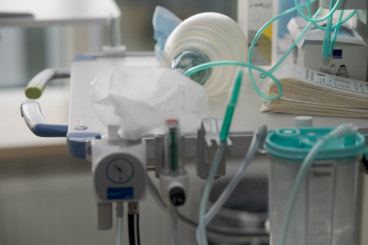 Et nærbilde av et medisinsk utstyr