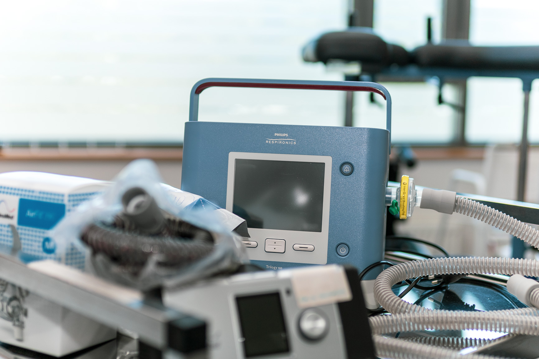 En maskin med skjerm