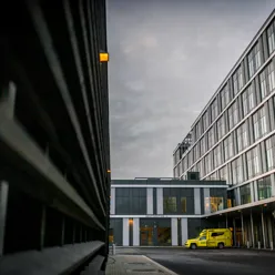 Akuttinngang Haugesund sjukehus. (Foto)