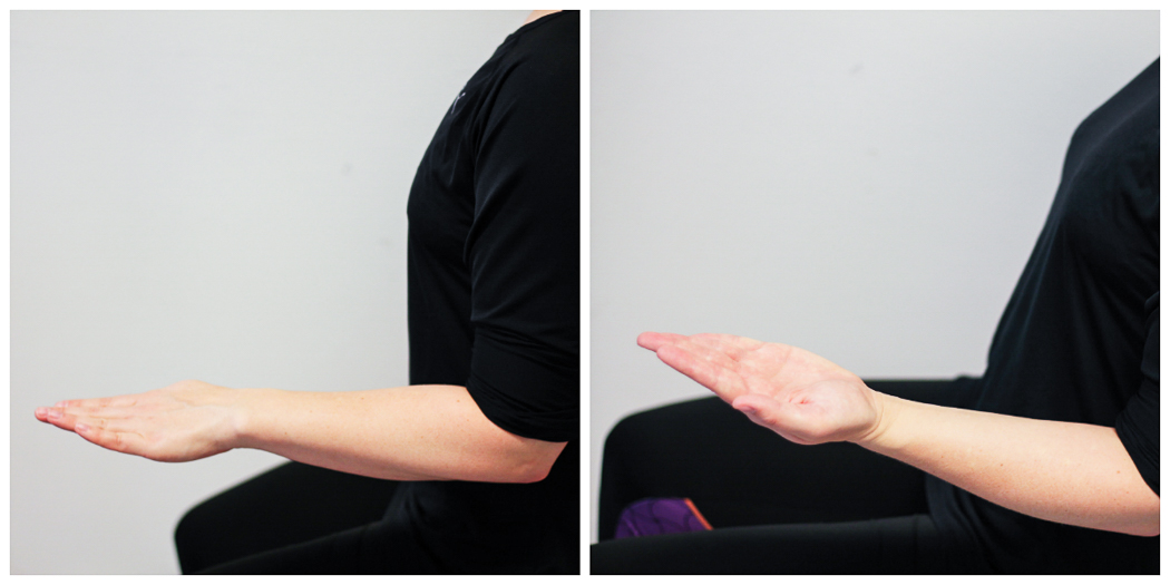 Bildet viser korleis øvinga skal gjerast