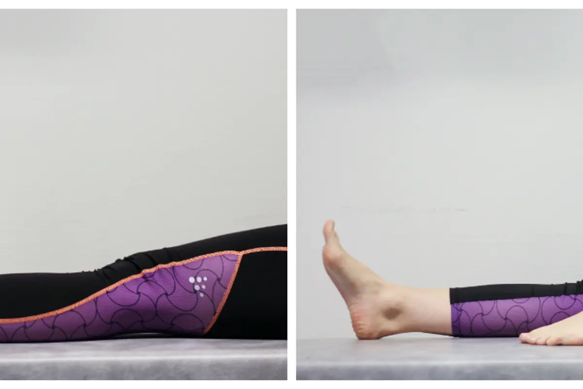 Bilde som viser korleis øvinga skal gjerast