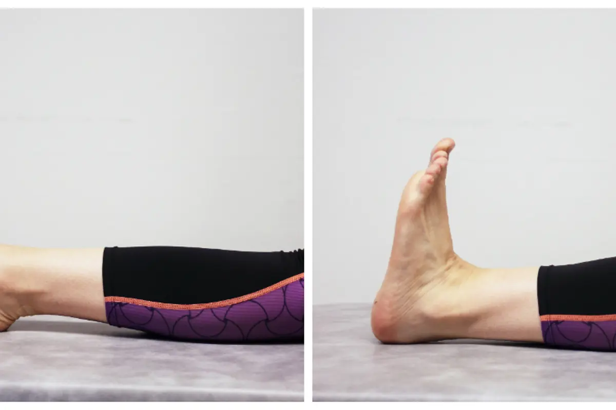 Bildet viser korleis øvinga blir gjort