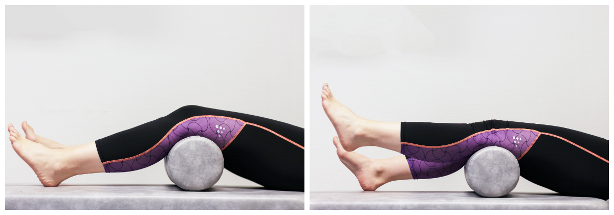 En kvinnes ben og føtter