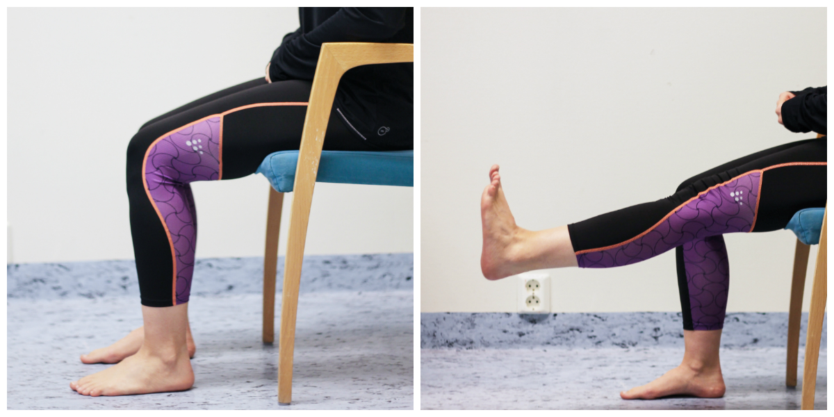 En collage av en person som gjør yoga