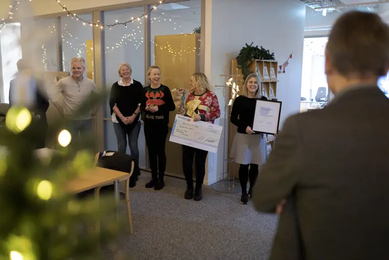 En gruppe personer som har et sertifikat